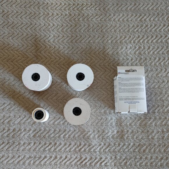 Calculator Spool + Paper rolls FOR SHARP QS2760H-2 Color ribbon printer - Picture 3 of 15